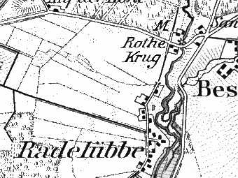 Wassermhle Radelbbe - Standort