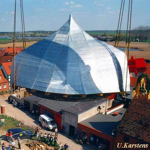 Aufsetzen der neuen Kappe Mai 2006