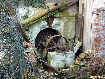 Wassermühle Roidin - Wasserturbine