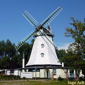 Windmhle in Rostock - Dierkower Mhle - Ansicht heute