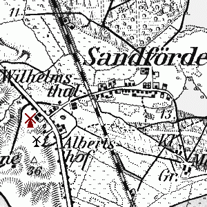 Windmhle Sandfrde - Standort 1893