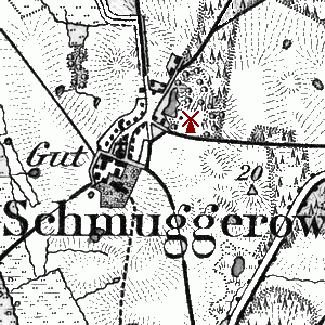 Windmühle Schmuggerow - Standort 1893