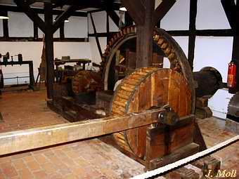 Wassermühle Schleifmühle Schwerin - Getriebe