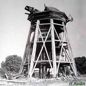 Windmhle Steinhagen bei Stralsund - Sanierung 1982