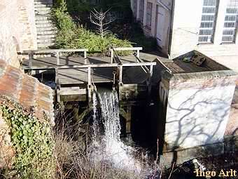 Wassermhle Erbkornmhle Sternberg - Wasserfall