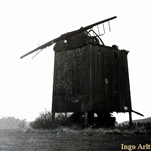 historische Windmhle Storkow - Ansicht 1987