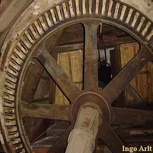 Windmühle in Stove - Flügelwelle