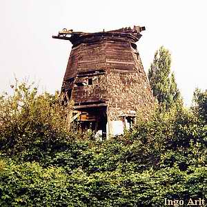 Windmhle Mahnksche Mhle Stralsund - Ruine 2001