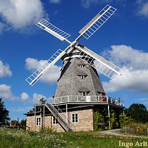 Windmhle Neue Mahnksche Mhle Stralsund - Ansicht heute