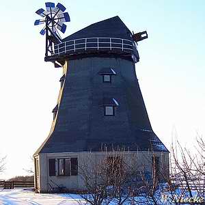 Windmühle Törpin - im Winter