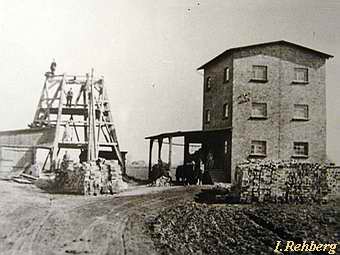 Windmühle Tribsees - beide Mühlen 1900