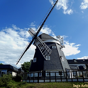 Windmhle Ueckermnde Pommernmhle - Ansicht heute