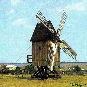 Windmhle Tierpark Ueckermnde - Mhle in Freest 1980