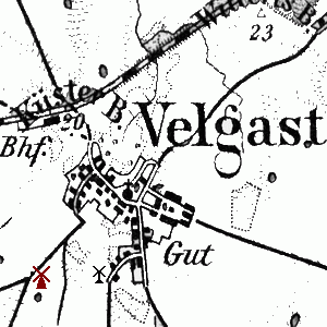 Windmühle Velgast Rohrberg - Standort