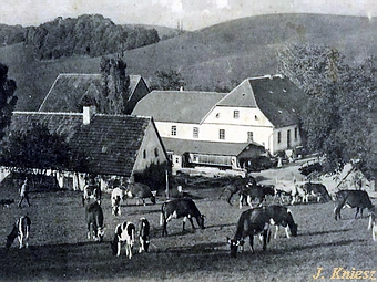 Wassermühle Wanzka- Ansicht 1904