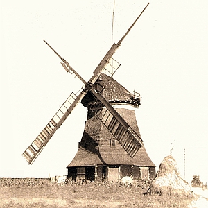 Windmhle Waren Khn - Ansicht 1960