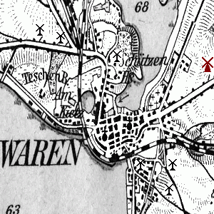 Windmhle Waren Khn - Standort