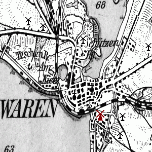 Windmhle Waren Gregoriusberg - Standort