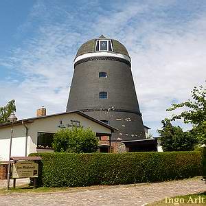 Windmhle Woldegk Mhlencafe Ramme - Ansicht heute