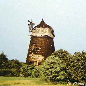 Windmhle Woldegk Mhlencafe Ramme - auer Betrieb 1970