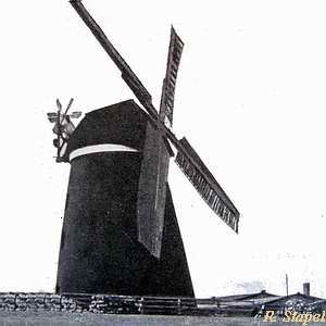 Windmühle Woldegk Gotteskamp - Ansicht in alter Pracht 1940