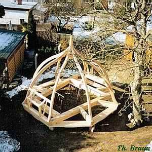 Windmhle Wolgast Braun - Neubau Kappe 2005