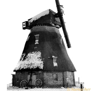 Windmühle Groß Lantow - Ansicht 1980