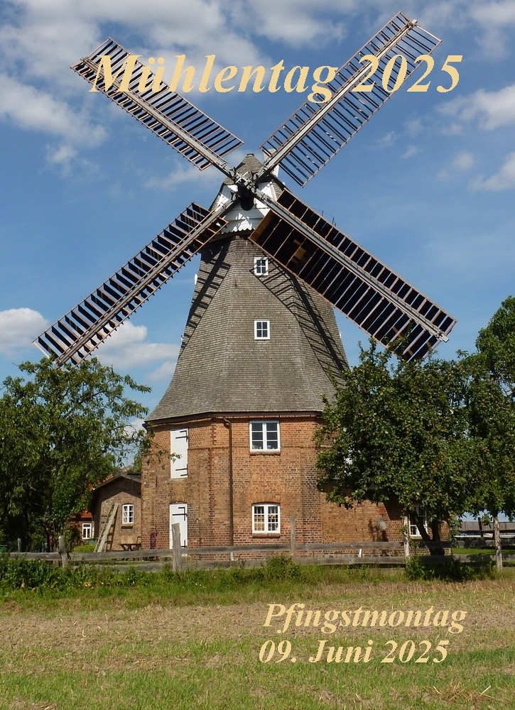 Mühlentag 2025 in Mecklenburg - Vorpommern